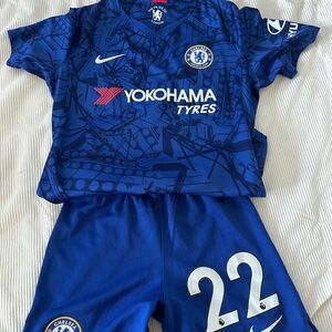 Nike Kids Blue Chelsea FC Jersey Set